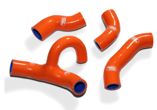 Samco KTMEXCF 450/500 Orange silicon coolant TEE hose kit.