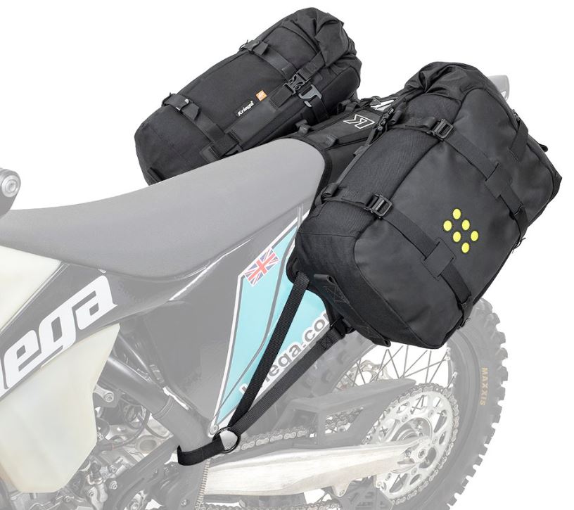 Kriega OS-BASE and Bags to suit Dirt bike Kit