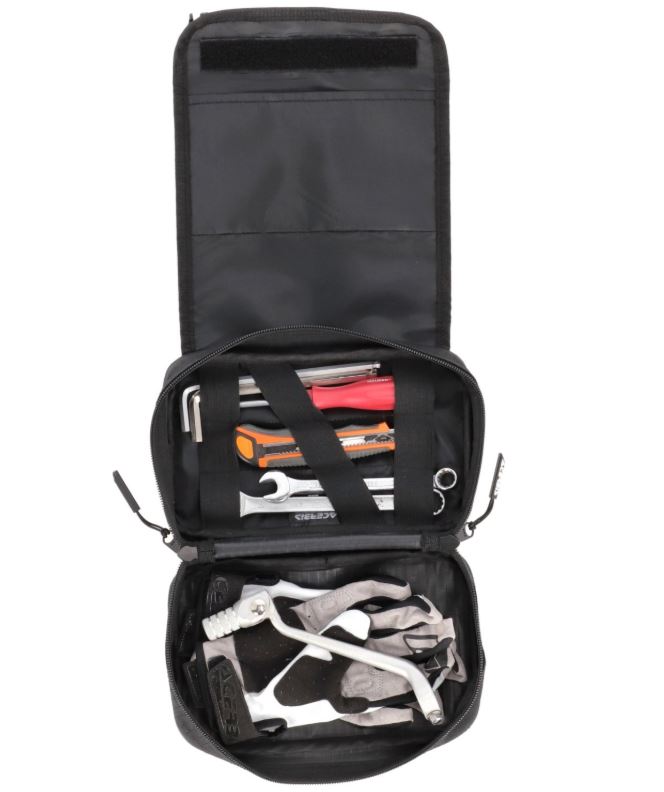 ACERBIS REAR FENDER TOOL BAG BLACK WHITE