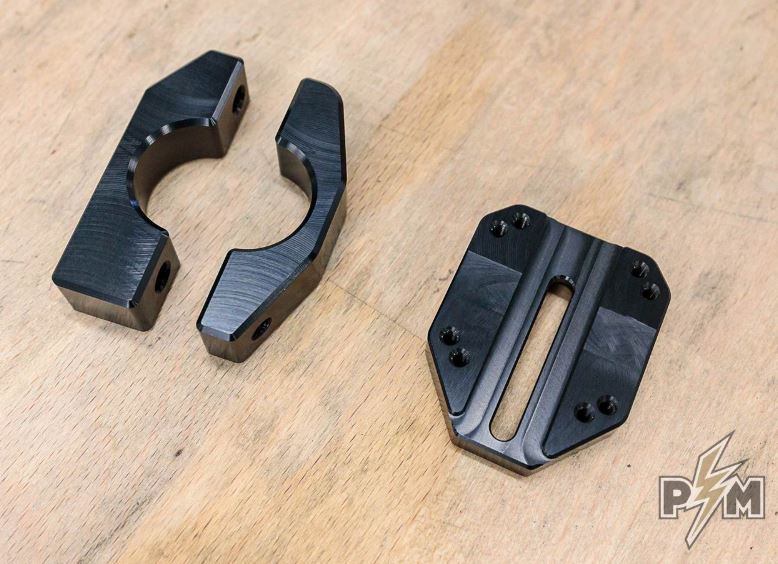 Perun Moto DIRECT HANDLEBAR CLAMP (28.6 MM) AMPS (suits most GPS mounts)