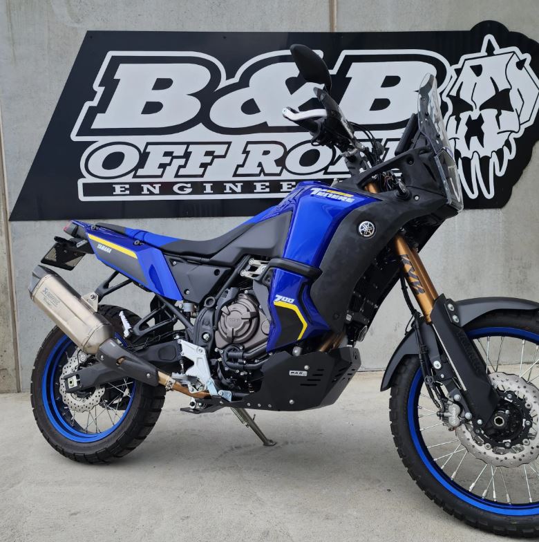 Bash Plate for Yamaha XT690/T700 Tenere 2023 Euro 5 WORLD RAID EDITION -fitted with factory crash bars