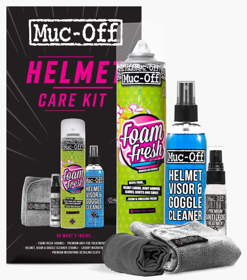 MUC-OFF MOTORCYCLE HELMET CARE KIT