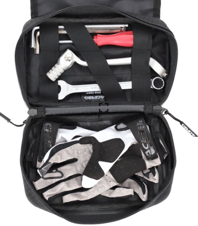 ACERBIS REAR FENDER TOOL BAG BLACK WHITE