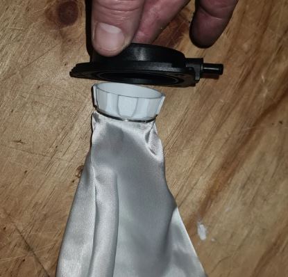 Fuel filler filter sock suits Husqvarna 701 and KTM690 standard fuel cap