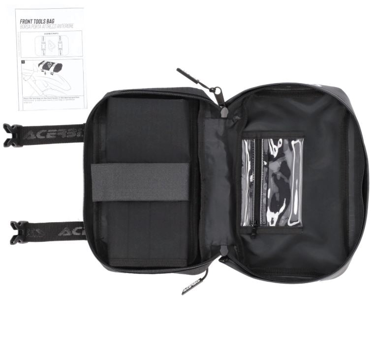 ACERBIS FRONT FENDER ACERBIS FRONT FENDER TOOL BAG BLACK WHITE