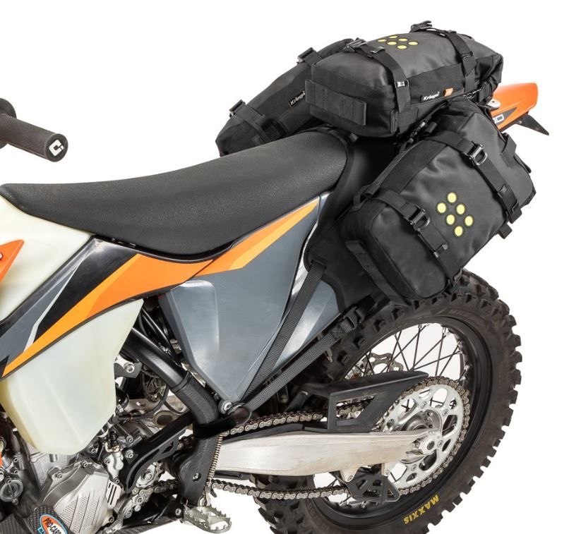 Kriega OS-BASE and Bags to suit Dirt bike Kit