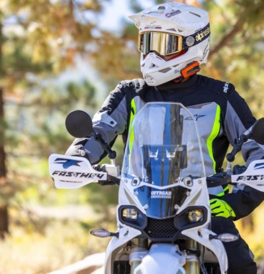 Double take dual sport mirror head