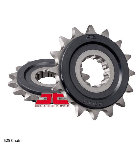 FRONT SPROCKET - STEEL W/-RUBBER CUSH 16T 525P