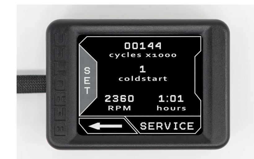 2nd Generation Berotec Digital Tacho/Gear indicator/Gear shift flash& Engine temp dash panel for EXC/FE