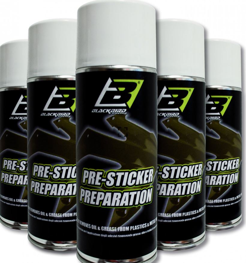 BLACKBIRD PRE STICKER DECAL GRAPHIC PREP CLEANER